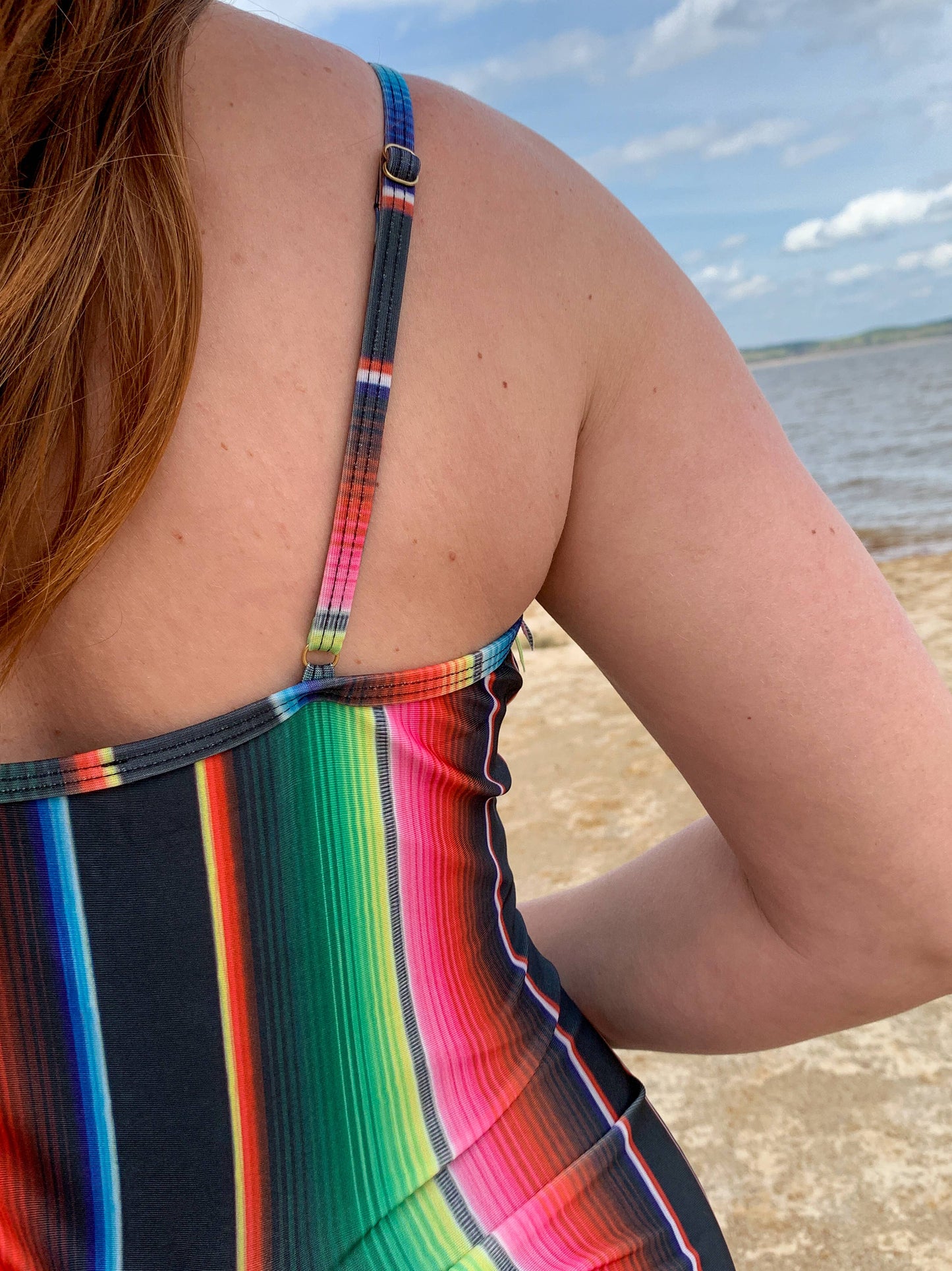 MK091 Havasu One Piece Fringe Swimsuit - 4 Colors
